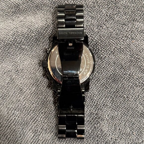 Michael Kors MK8157 Blacked Out Runway Chronograph Men's Watch - Picture 4 of 11